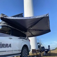 Auvent de voiture rétractable à 270 degrés PU2000mm UV50 avec sac de rangement étanche adapté aux camions SUV Van Campers