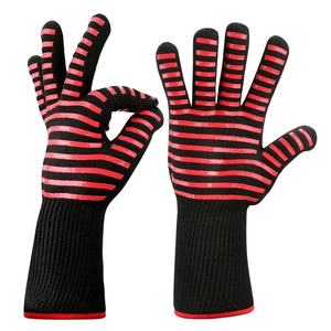 Guantes de Seguridad para Barbacoa Resistentes a Altas Temperaturas con Silicona y Algodón para Aislamiento en Repostería - Product Image 5