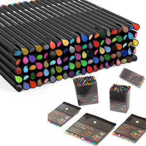 Ensemble de stylos feutres multicolores pour le dessin artistique, pointe fine - Product Image 1