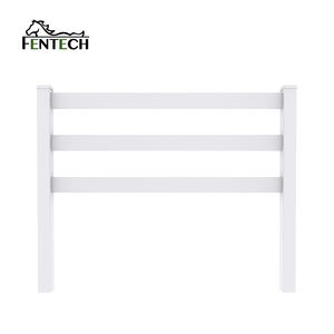 Barato irrompible PVC Flex Rail Horse <span class=keywords><strong>Fence</strong></span> 4 ft X 8 ft 3-Rail Valla de vinilo fácil de montar para uso en Rancho Presión Naturaleza - Product Image 2