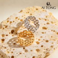 Bracelet de montre épais en acier inoxydable plaqué or 18 carats étanche, maillons de chaîne, pour femmes, hommes, unisexe, bijoux, vente en gros, OEM, ODM