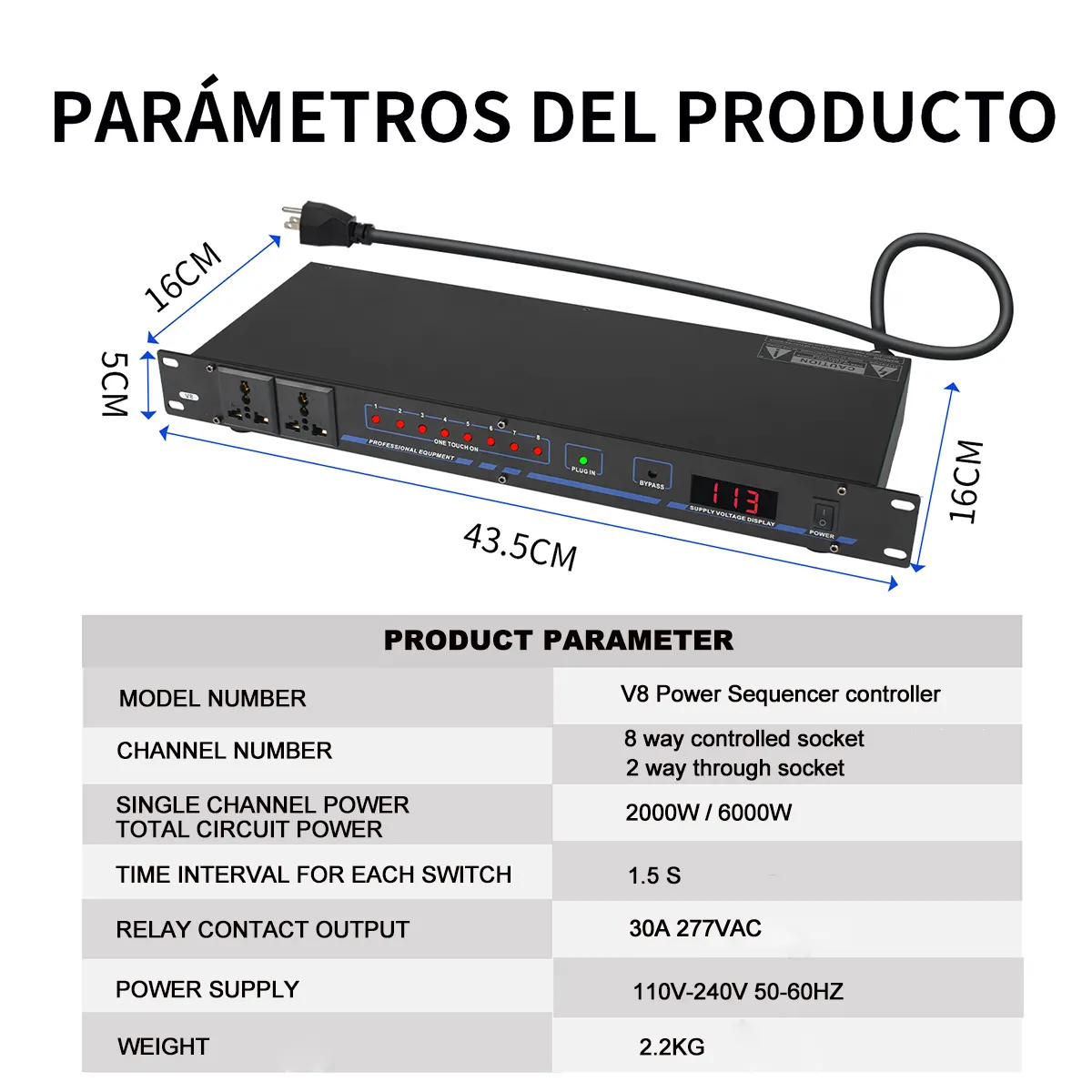 Nhà Máy Bán buôn 10 outlet âm thanh chuyên nghiệp thời gian sequencers điện sequencer điều khiển