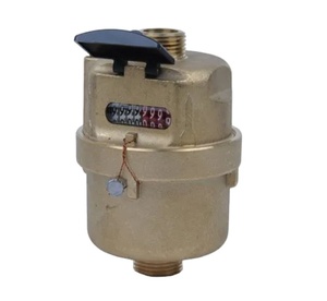 家庭用ケント水道メーター真ちゅう製プラスチックボディ回転ピストン水道メーターパルス出力付き - Product Image 4