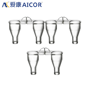 サンプルカップ 11*31*19mm ドイツTECO凝固計対応 2穴 使い捨てプラスチックキュベット マルチセルキュベット - Product Image 5