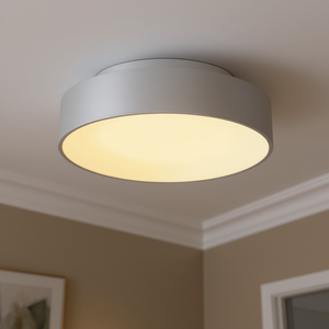 Plafonnier LED SLV 31W Gris Argenté Design Moderne 3000K Blanc Chaud Éclairage Intérieur Montage en Surface Aluminium Acrylique - Product Image 2