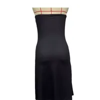 Robe de soirée noire sans manches en polyester, coupe moderne, pour le printemps, disponible en plusieurs tailles