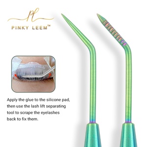 Pinky leem Vente en gros Nouveaux modèles Outils professionnels de lifting des cils en acier inoxydable Séparateur de cils Outil de lifting des cils - Product Image 3