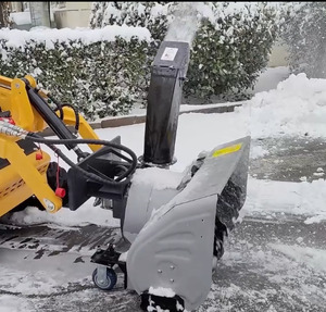 Attachements de souffleuse à neige Capacité de soufflage horaire 40-50 t pour mini chargeuse compacte chargeuse sur chenilles - Product Image 3