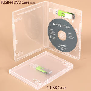 WEISHENG Boîte de rangement multi-USB, étui de transport pour clés USB, boîtes de rangement pour Blu-ray avec support DVD - Product Image 3