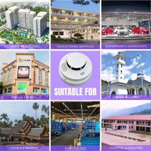 יצרן גלאי עשן Tanda עבור מערכת אזעקה אלחוטית רגילה - Product Image 5