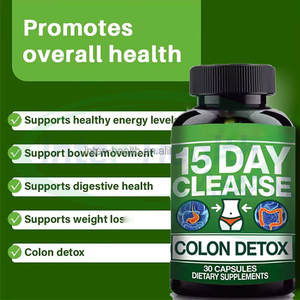 OEM Senna Yaprağı Yağ Yakıcı 15 Günlük Temizlik ve Detoks Hapları Zayıflama Ürünü Bağırsak Sağlığı Bitkisel Takviyeler 15 Günlük Detoks Kapsülleri - Product Image 3