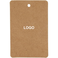 Étiquettes volantes en papier kraft épais pour l'écriture et les marques de vente au détail