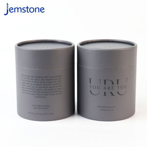 Envases de tubos de papel cilíndricos sostenibles para velas y cera de arena con aspecto y tacto natural - Product Image 5