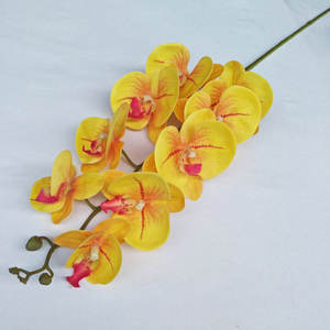 Orchidée Phalaenopsis Artificielle à 9 Têtes Vendue Directement <span class=keywords><strong>d</strong></span>'Usine pour Fêtes, Mariages, Fête des Mères, Noël, Rentrée Scolaire - Product Image 3
