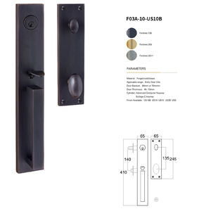 Cerradura de puerta de madera para interior, de cobre americano, la más vendida, con cerradura dividida, simple, silenciosa, para estudio, venta al por mayor - Product Image 1