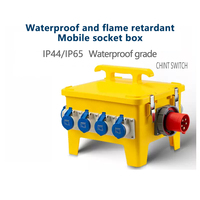 IP65 imperméabilisent, antipoussière, boîte de distribution industrielle ignifuge de disjoncteur de boîte de prise électrique