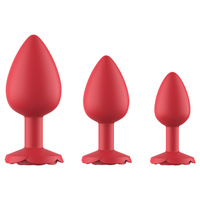 Plug Anal en silicone en forme de rose godemichet Anal jouet sexuel adulte SM flirtant pour la stimulation anale
