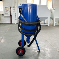 Équipement de sablage 100L, sableuse à air portable/pot de sablage, sableuse sans poussière