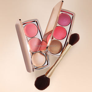 Ventas al por mayor personalizadas Placa de colorete de 3 colores Etiqueta privada para un brillo duradero Personalizar rubor <span class=keywords><strong>Sweet</strong></span> Cheeks Baked - Product Image 6