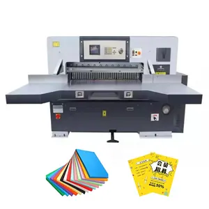 Máquina de corte de papel hidráulico, cortador de libros semiautomático de 920mm, maquinaria de corte de papel eléctrico A3 A4