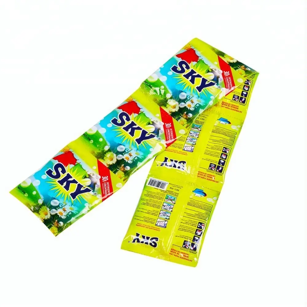 30g Sky laundry detergent powder washing soap in detergent powder for multifunctional wash cleaning