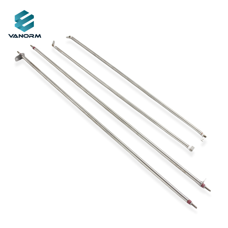 2 Stück 110 V 250–400 W 310 mm/370 mm/410 mm Heizelement für Elektroofen, elektrisches Wärmerohr mit Blech von Annealing  1420