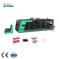 Machine de fabrication de boîtes à gâteaux, de boîtes alimentaires, de pots, de plateaux à semis, de plateaux à œufs, machine de formage sous vide, fabrication en Chine