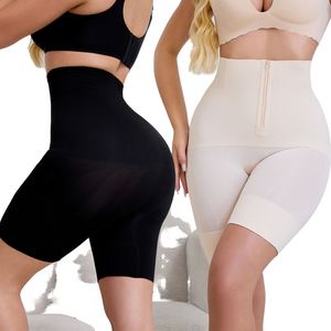 Maxfree Gaine amincissante post-partum avec fermeture éclair frontale, pantalon gainant, ceinture abdominale et culotte de contrôle du ventre - Product Image 1