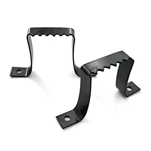 Black Serrated Wall <b>Hook</b> 30mm Length Iron Single <b>Hook</b> <b>For</b> Clock Mirror Frame Hidden <b>Hanging</b> - Product Image 4