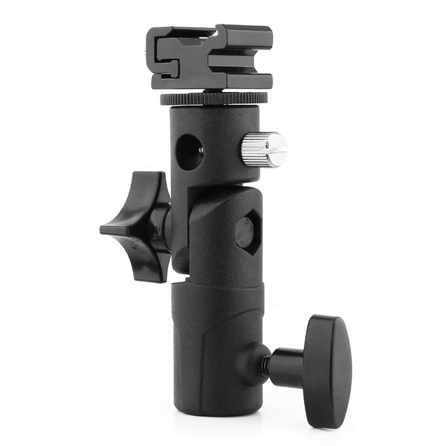 E Type Flash Cold Shoe Mount With Umbrella Bracket