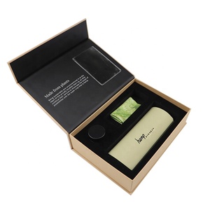 Bộ hộp đựng kính mắt da mềm cao cấp, sang trọng, lớn, đẹp, được làm thủ công, kèm hộp đựng kính bằng vải - Product Image 1