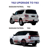Kit de conversion de carrosserie pour Nissan Patrol Y62 2010-2023 jusqu'à Patrol Y63 2025 Grille Phare Feux arrière Kit de carrosserie