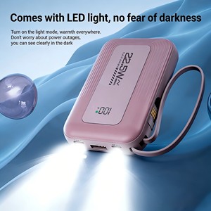 HDL PD22.5 รองรับการชาร์จเร็ว พาวเวอร์แบงค์ พาวเวอร์สเตชั่น 10000mAh พาวเวอร์แบงค์แบบพกพา ชาร์จเร็ว พร้อมสายชาร์จ - Product Image 5
