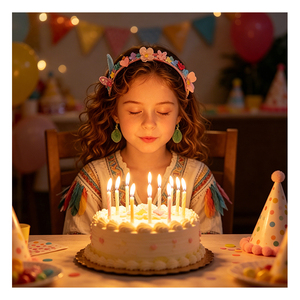 Kit de fabrication de serre-têtes pour enfants : Accessoires de mode, ailes de papillon, cristaux, rubans – Cadeau créatif, jouet de fête, ensemble de lot - Product Image 4