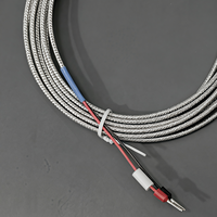 Thermocouple de surface de type K, sonde à tige ronde, fil tressé en acier inoxydable, capteur de température haute température durable 0-400°C