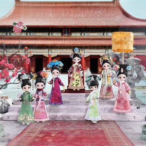 Lot de 12 boîtes en gros COME4FREE Empresses in the Palace <span class=keywords><strong>Série</strong></span> TV Collaboration BJD Blind Box Figurines de collection Boîte mystère - Product Image 1