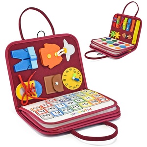 Cảm Giác Đồ Chơi Cho Trẻ Em Tự kỉ Toddler Bận Hội Đồng Quản Trị Montessori Đồ Chơi Cho 1 <span class=keywords><strong>2</strong></span> 3 4 Năm Tuổi Với Bảng Chữ Cái Động Vật Bé Bận Cuốn Sách - Product Image 6