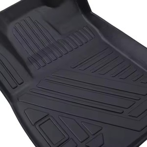 3PC Luxe Noir Pour Tapis de Voiture Taille Spéciale 3D Tapis de Sol de Voiture - Product Image 2