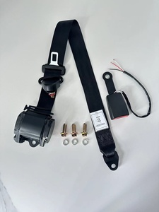 Cinto de segurança retrátil dianteiro ajustável de 3 pontos em poliéster para automóveis, de alta qualidade, com travamento de emergência, retratores - Product Image 5