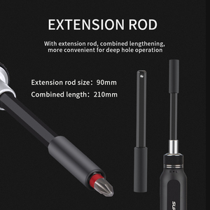 28 in 1 Household <b>Ratchet</b> Tool with Aluminum Alloy Shell <b>Mini</b> Screwdriver <b>Set</b> Plastic Steel Handle DIY Repair Tool Kit in Box - Product Image 4