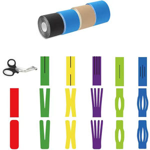 Vente en gros de ruban adhésif musculaire imperméable pour le sport, personnalisé, multicolore, kinesiologie, K Tape 5cm, colle acrylique, vente en gros de coton personnalisé - Product Image 3