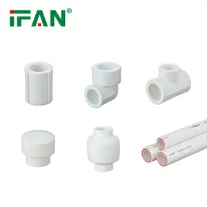 IFAN Water Fast flow Plumbing 20-110mm Many Types White Green Grey Color Plastic Pipe Fittings