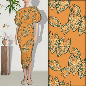 Personnalisé Original ou Célèbre Marque Conception Graphique Floral Imprimé 100% Polyester Perle En Mousseline De Soie Tissu Pour Dame Robe - Product Image 6