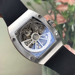 <span class=keywords><strong>Orologio</strong></span> Meccanico 67-01 con Quadrante in Acciaio Inossidabile e Cinturino in Gomma, <span class=keywords><strong>Orologio</strong></span> di Lusso da <span class=keywords><strong>Uomo</strong></span> di Alta Qualità, <span class=keywords><strong>Automatico</strong></span> - Product Image 5