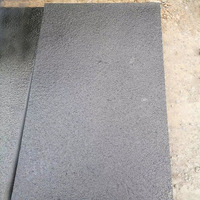 Dalles de granit naturel noir flammé de Mongolie, prix usine, modernes, durables, garantie 1 an, découpe sur mesure, marque HPY, qualité supérieure