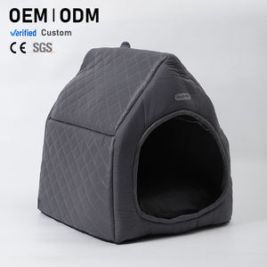 नई लक्जरी क्लासिक प्लेड मोंगोलिया टेंट पालतू बिल्ली सभी सीज़न छोटे कुत्ते बिस्तर चटाई घर के आकार के फोल्डेबल कार्टन पैक - Product Image 3