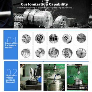 Matrice d'extrusion à chaud professionnelle de précision pour profilés en aluminium, composant de meuble, usinage CNC - Product Image 4