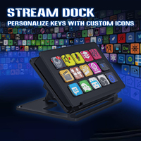 Clavier de jeu MiraBox HSV293, 15 touches programmables, raccourcis pour ordinateur de bureau, console, contrôleur de streaming, Stream Deck