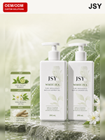 Gel Douche au Thé Blanc Marque Blanche Hydratant Nettoyant en Profondeur Rafraîchissant Parfum Longue Durée 390mL OEM ODM