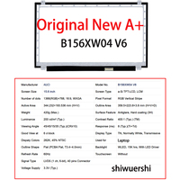 شاشة LCD مقاس 15.6 بوصة بدقة 1366×768 وتردد 60 هرتز طراز B156XW04 V6 B156XW04 V0 B156XW04 V1 B156XW04 V5 B156XW04 V7 B156XW04 V8 LTN156AT24 - الأكثر مبيعًا